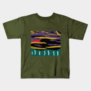 Colors and shapes of abstract work and environment. Kids T-Shirt